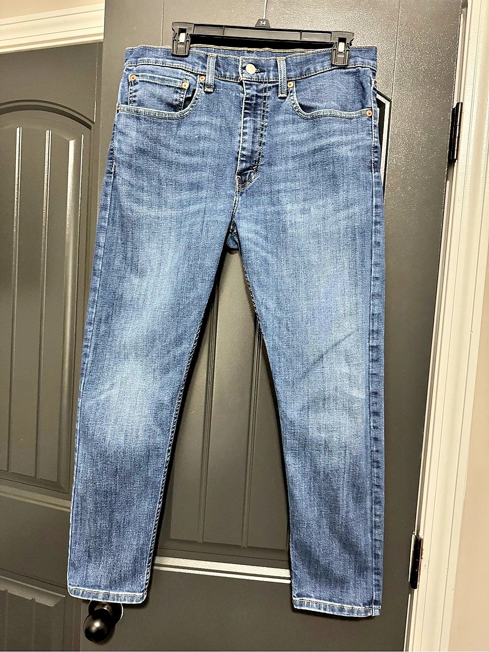 Levi's 512 Men's Slim Jeans Waist 34 Length 29 Blue